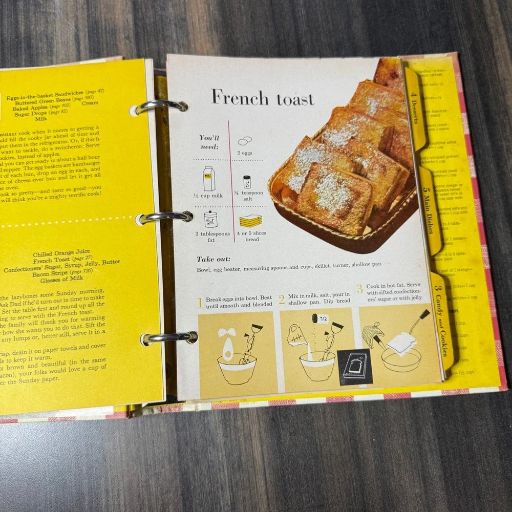 Better Homes Gardens Junior Cookbook Hostess Host Retro‎ Recipes Vintage